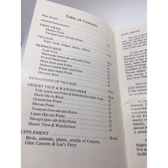 South Rim Grand Canyon Your Step by Step Guide Booklet Book Vintage 1984 3rd Rev - Picture 5 of 5